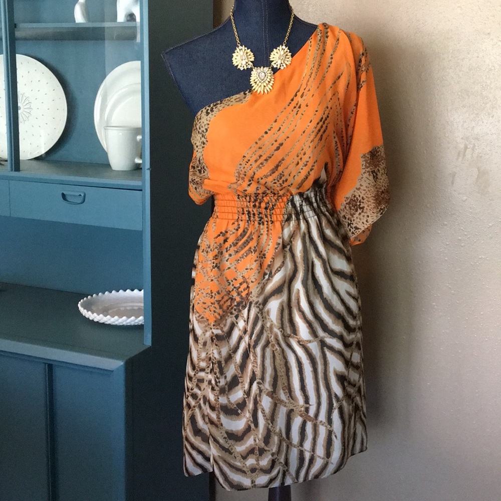 Bisou Bisou One Shoulder Dress - Picture 2 of 7